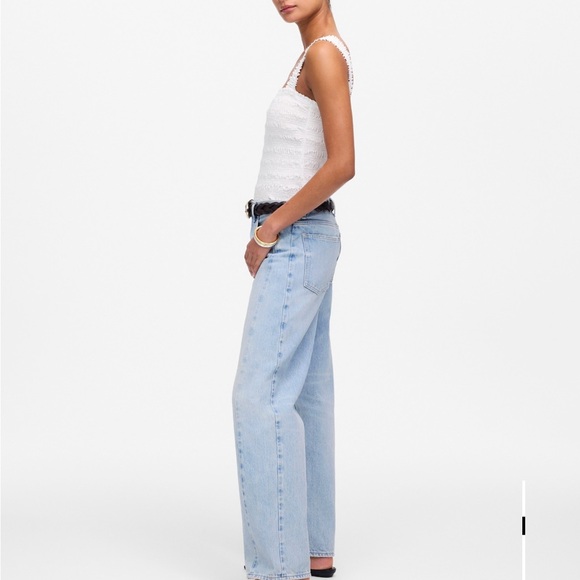 Madewell Tall Pieced Barrel Leg Jeans - Picture 5 of 7